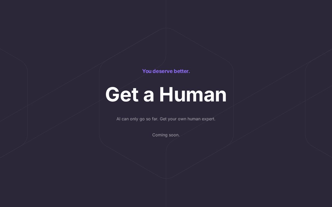 Get A Human